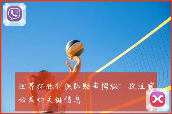 世界杯独行侠队赔率揭秘：投注前必看的关键信息